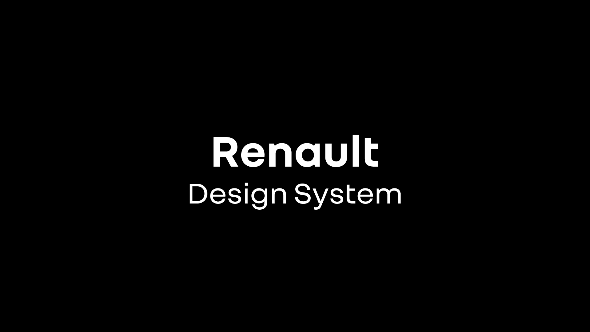 Renault design system case study cover